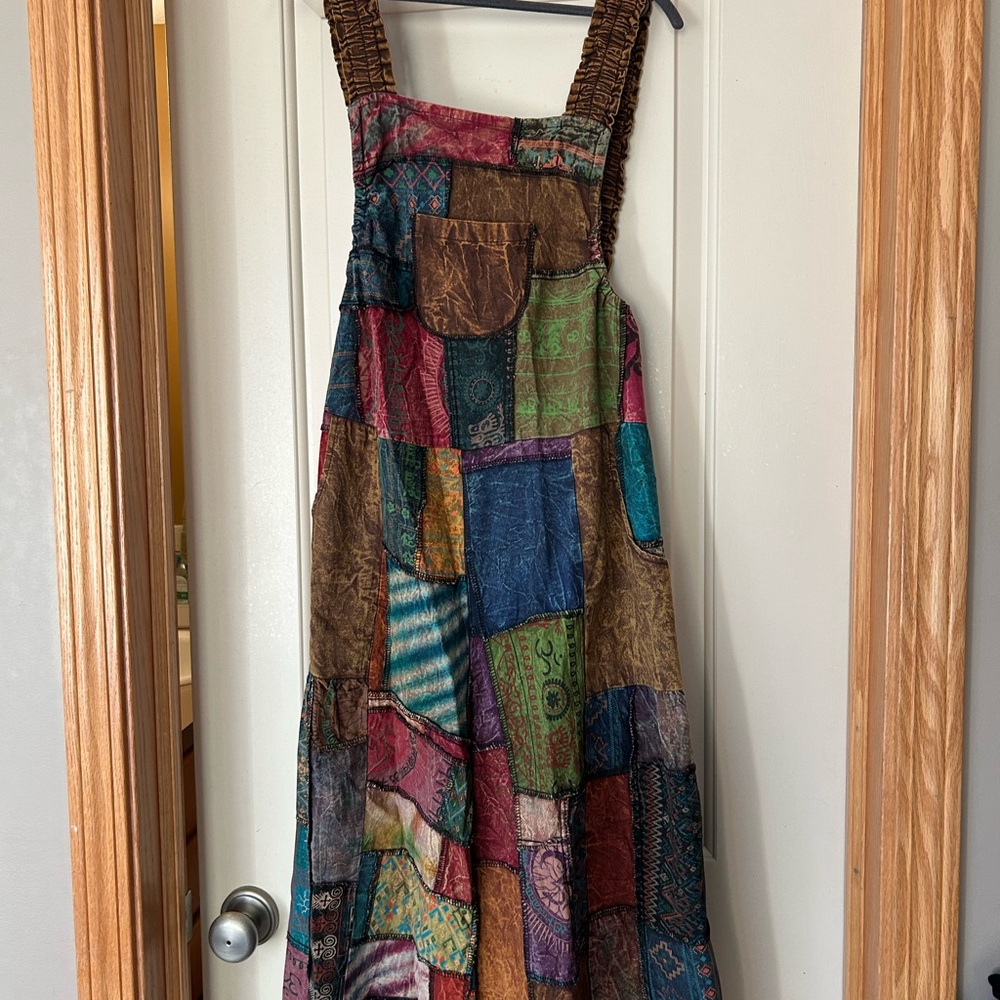 Patchwork Multicolor Sleeveless jumpsuit/romper